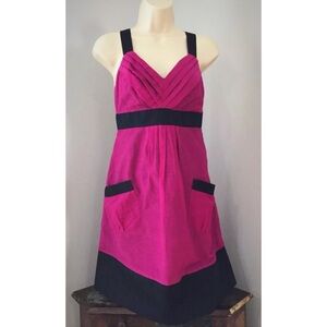 BUFFALO DAVID BITTON Silk-Blend Criss-Cross Dress – Size S